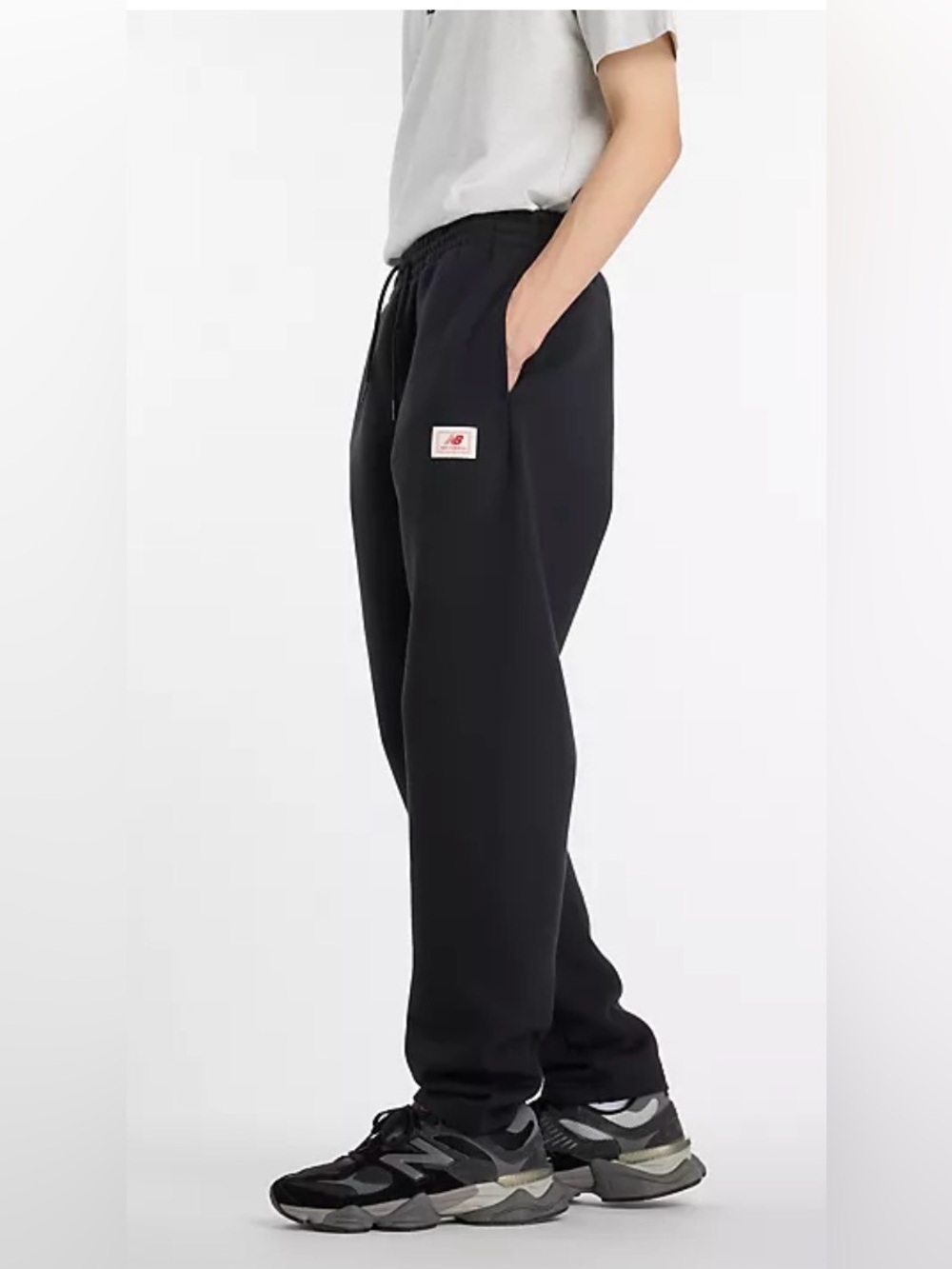 New Balance Woven Label Pant Black S